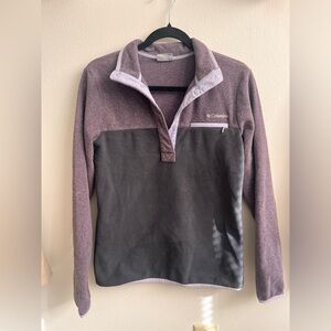 Columbia Sportswear Fleece Sweatshirt XS - purple/ grey